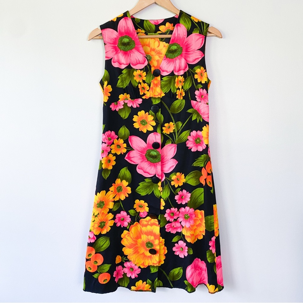 HANDMADE Vintage Floral Dress